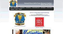 Desktop Screenshot of nationalfitnessmuseum.com